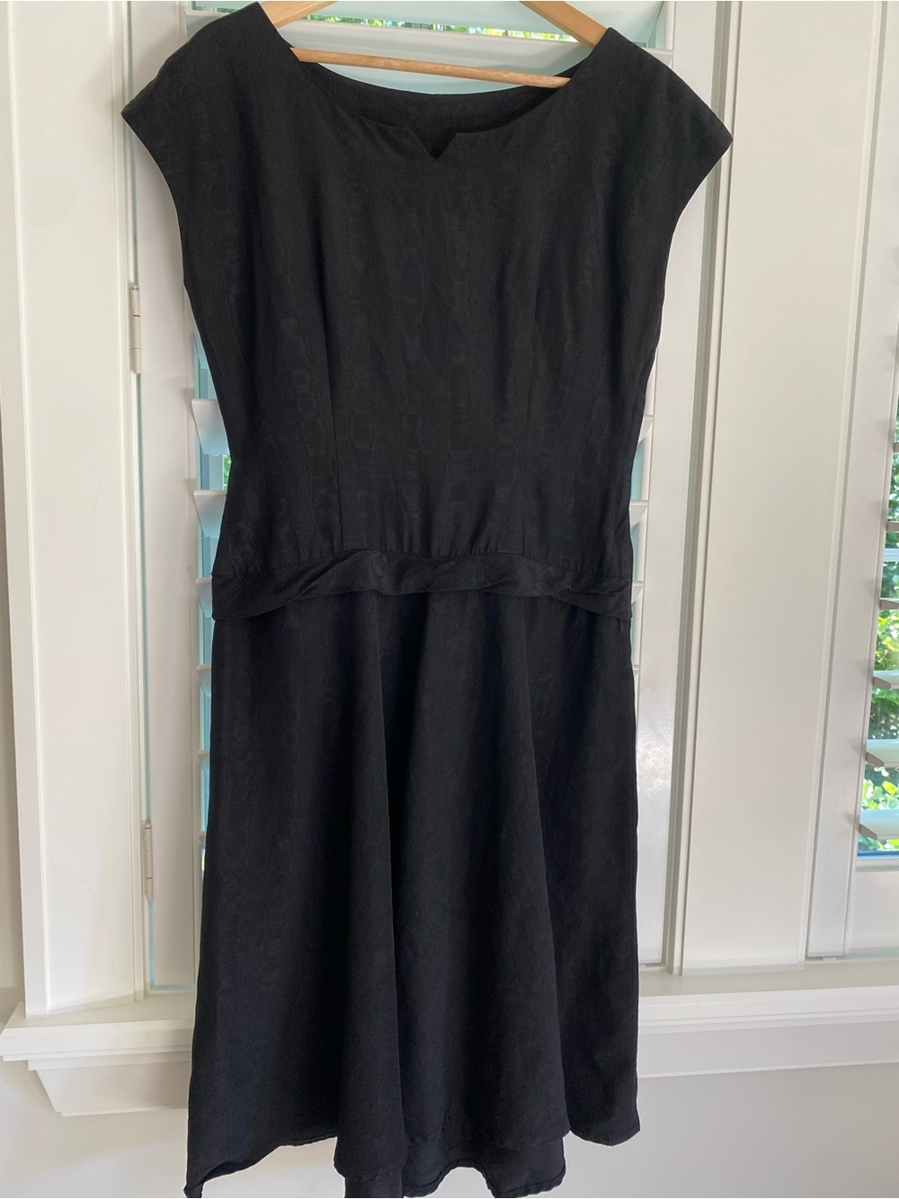 Classic Black Women's Fit-and-Flare Dress